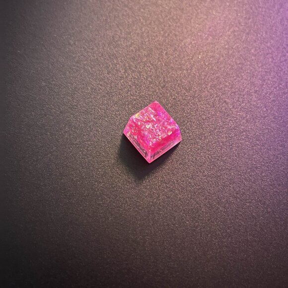 Pink Glitter Sparkly Keycap for OEM Design, "+" switches Mechanical Keyb… - Picture 3 of 3